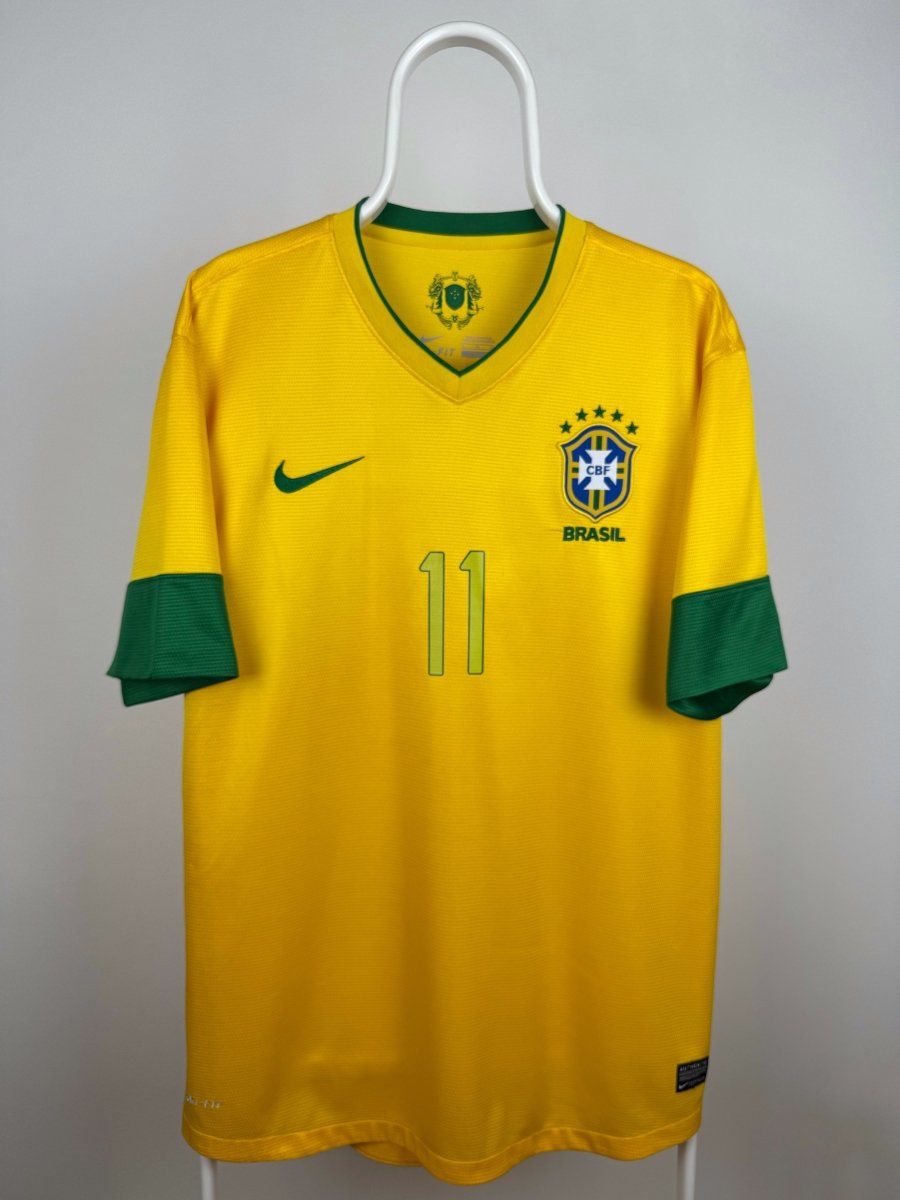 Neymar Jr. - Brasilien 2012 hjemmebane trøje XL 🇧🇷 Fodboldshoppen_dk 2