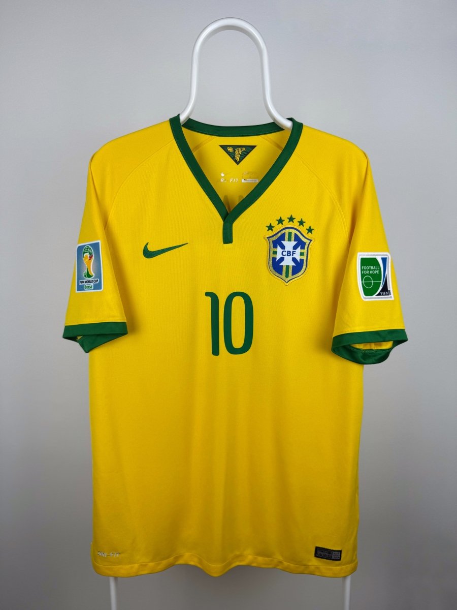 Neymar Jr. - Brasilien 2014 hjemmebane trøje L 🇧🇷 Fodboldshoppen_dk 2