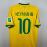Neymar Jr. - Brasilien 2014 hjemmebane trøje L 🇧🇷 Fodboldshoppen_dk 1