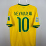 Neymar Jr. - Brasilien 2014 hjemmebane trøje L 🇧🇷 Fodboldshoppen_dk 1