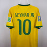 Neymar Jr. - Brasilien 2014 hjemmebane trøje M 🇧🇷 Fodboldshoppen_dk 1