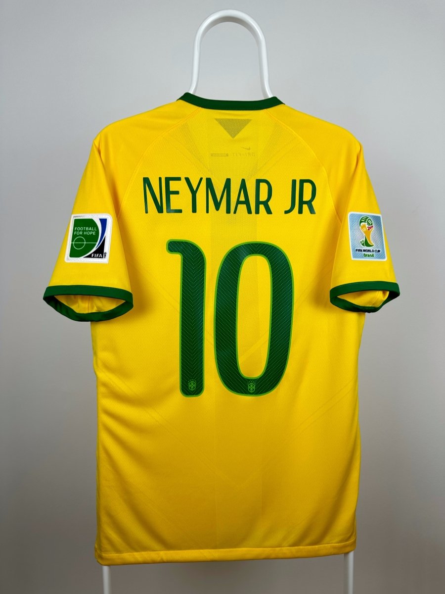 Neymar Jr. - Brasilien 2014 hjemmebane trøje M VAPOR 🇧🇷 Fodboldshoppen_dk 1