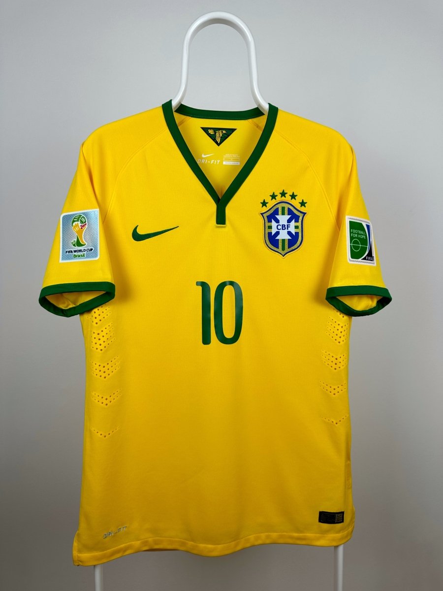 Neymar Jr. - Brasilien 2014 hjemmebane trøje M VAPOR 🇧🇷 Fodboldshoppen_dk 2