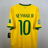 Neymar Jr. - Brasilien 2014 hjemmebane trøje XL 🇧🇷 Fodboldshoppen_dk 1