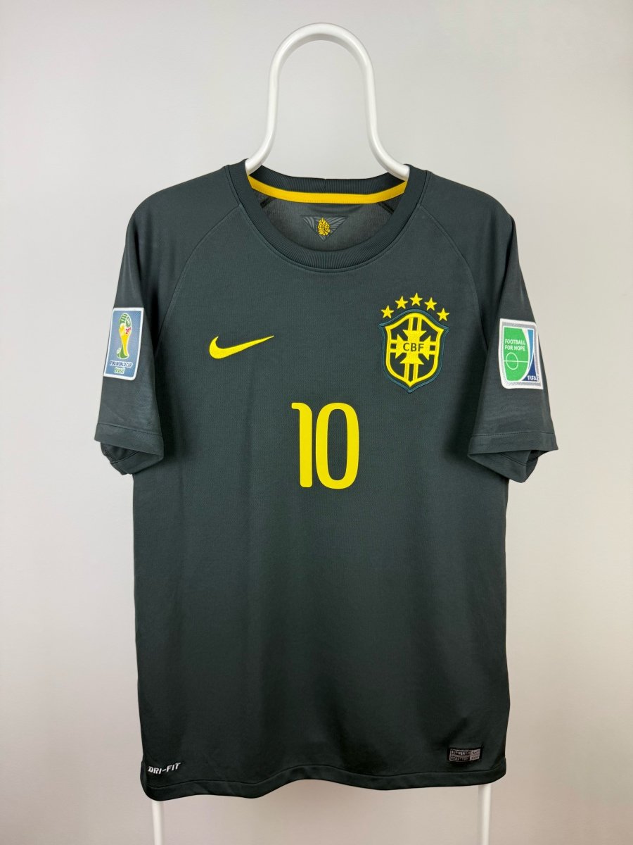 Neymar Jr. - Brasilien 2014 udebane trøje M 🇧🇷 Fodboldshoppen_dk 2