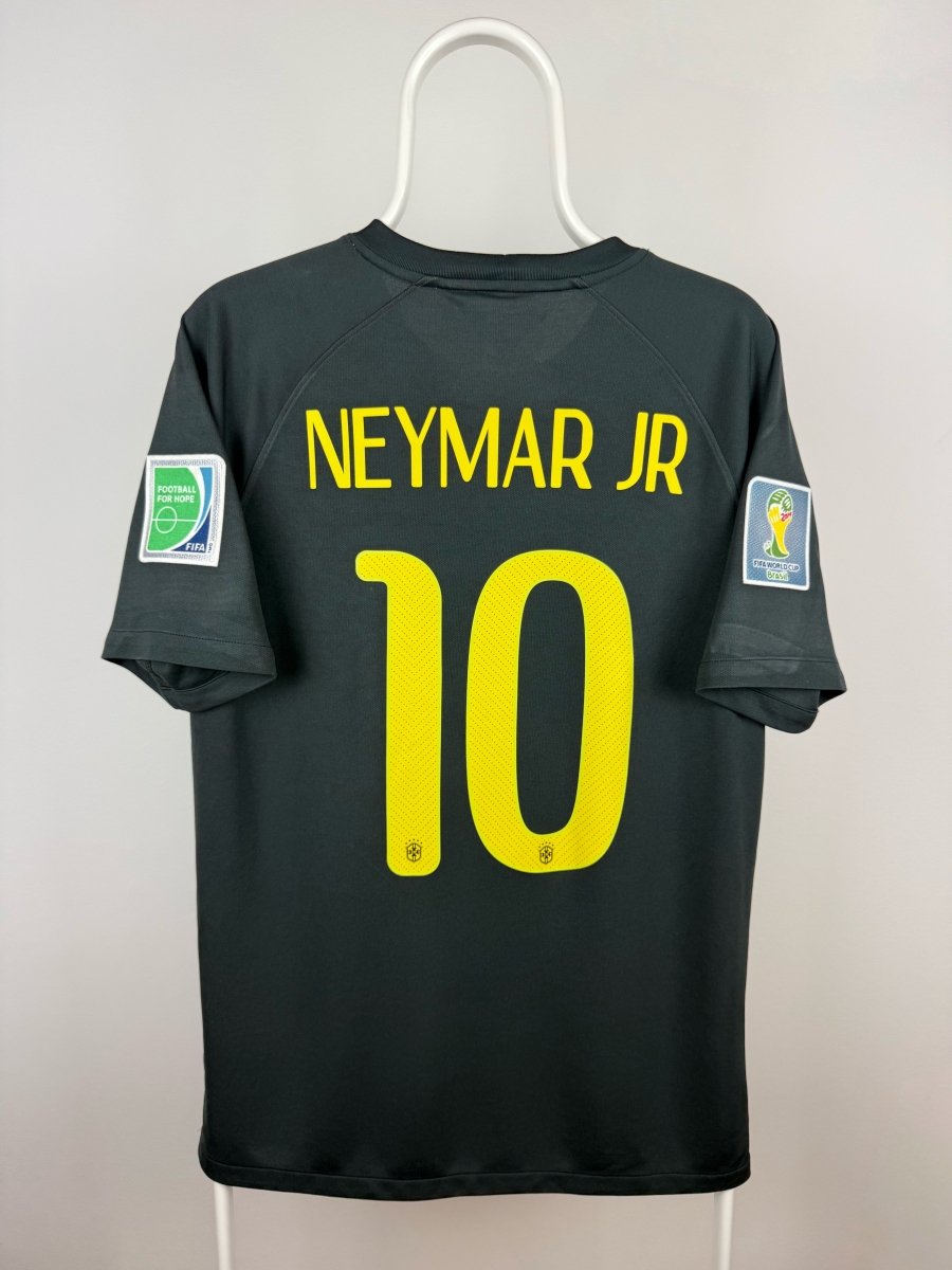 Neymar Jr. - Brasilien 2014 udebane trøje M 🇧🇷 Fodboldshoppen_dk 1