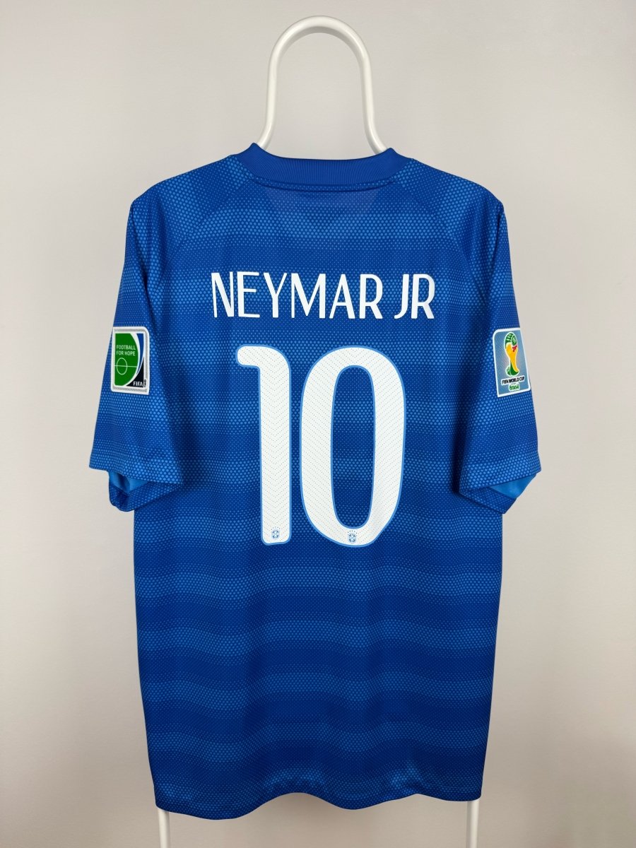 Neymar Jr. - Brasilien 2014 udebane trøje XL 🇧🇷 Fodboldshoppen_dk 1