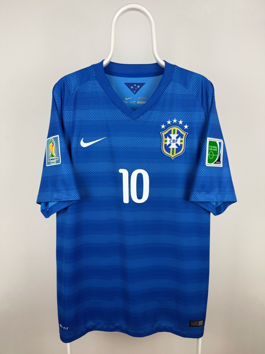 Neymar Jr. - Brasilien 2014 udebane trøje XL 🇧🇷 Fodboldshoppen_dk 2