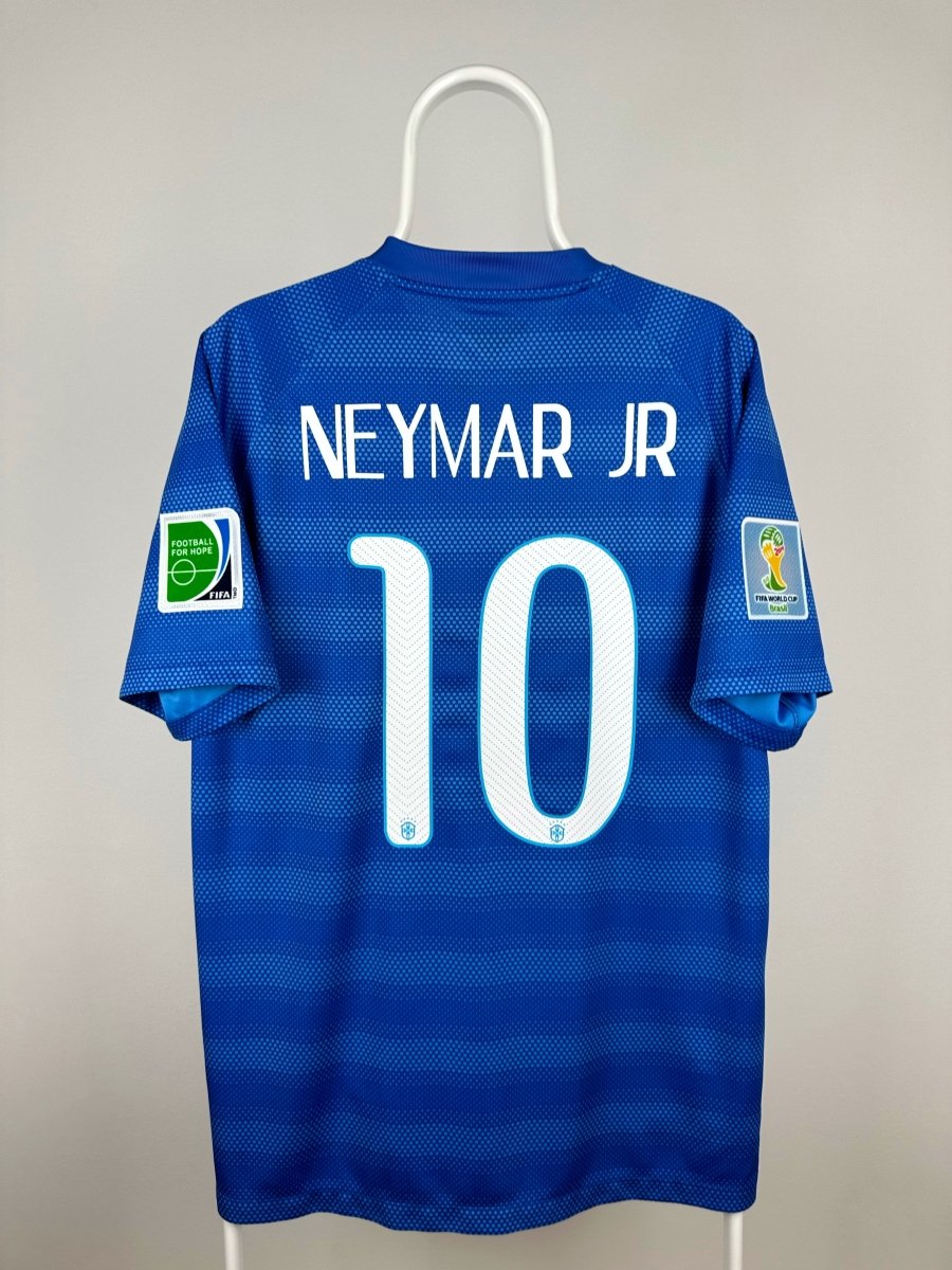 Neymar Jr. - Brasilien 2014 udebane trøje L 🇧🇷 Fodboldshoppen_dk 1