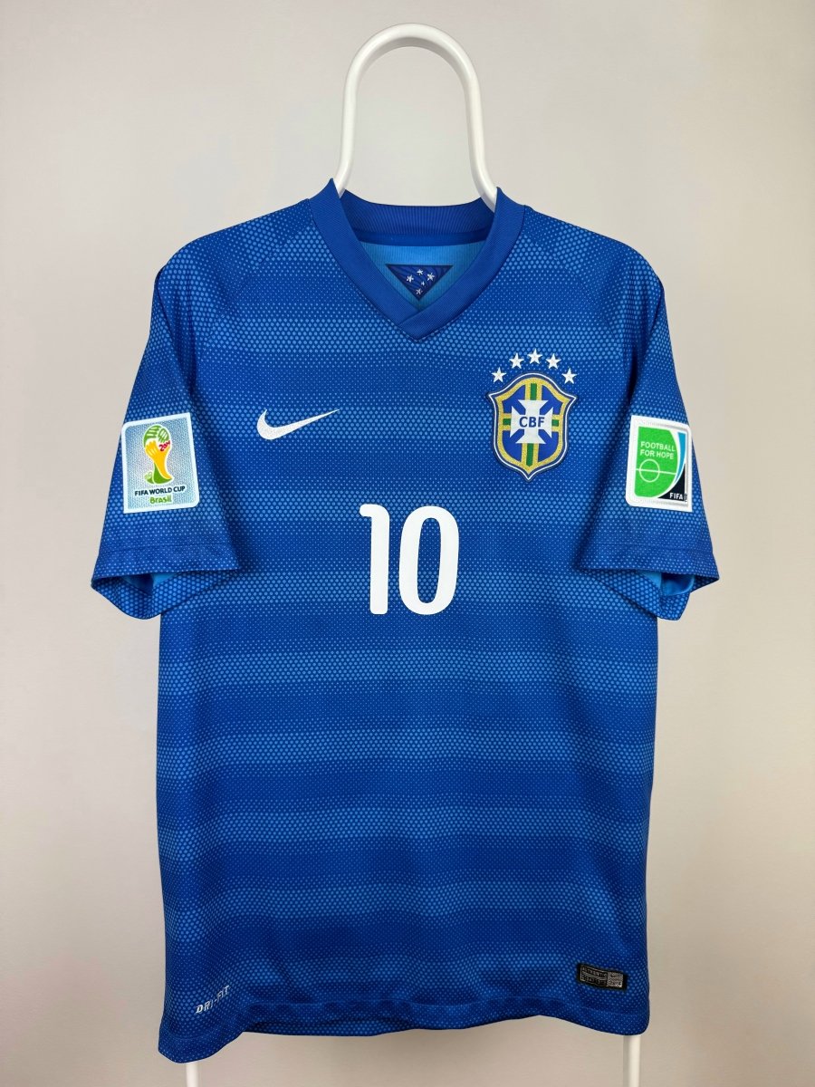 Neymar Jr. - Brasilien 2014 udebane trøje M 🇧🇷 Fodboldshoppen_dk 2