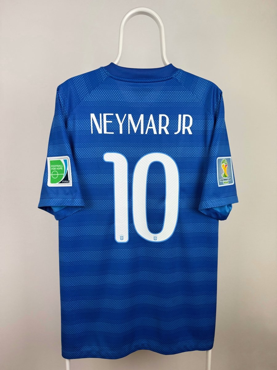 Neymar Jr. - Brasilien 2014 udebane trøje XL 🇧🇷 Fodboldshoppen_dk 1