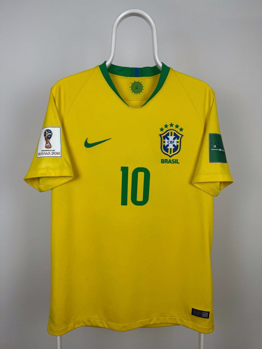 Neymar Jr. - Brasilien 2018 hjemmebane trøje M 🇧🇷 Fodboldshoppen_dk 2