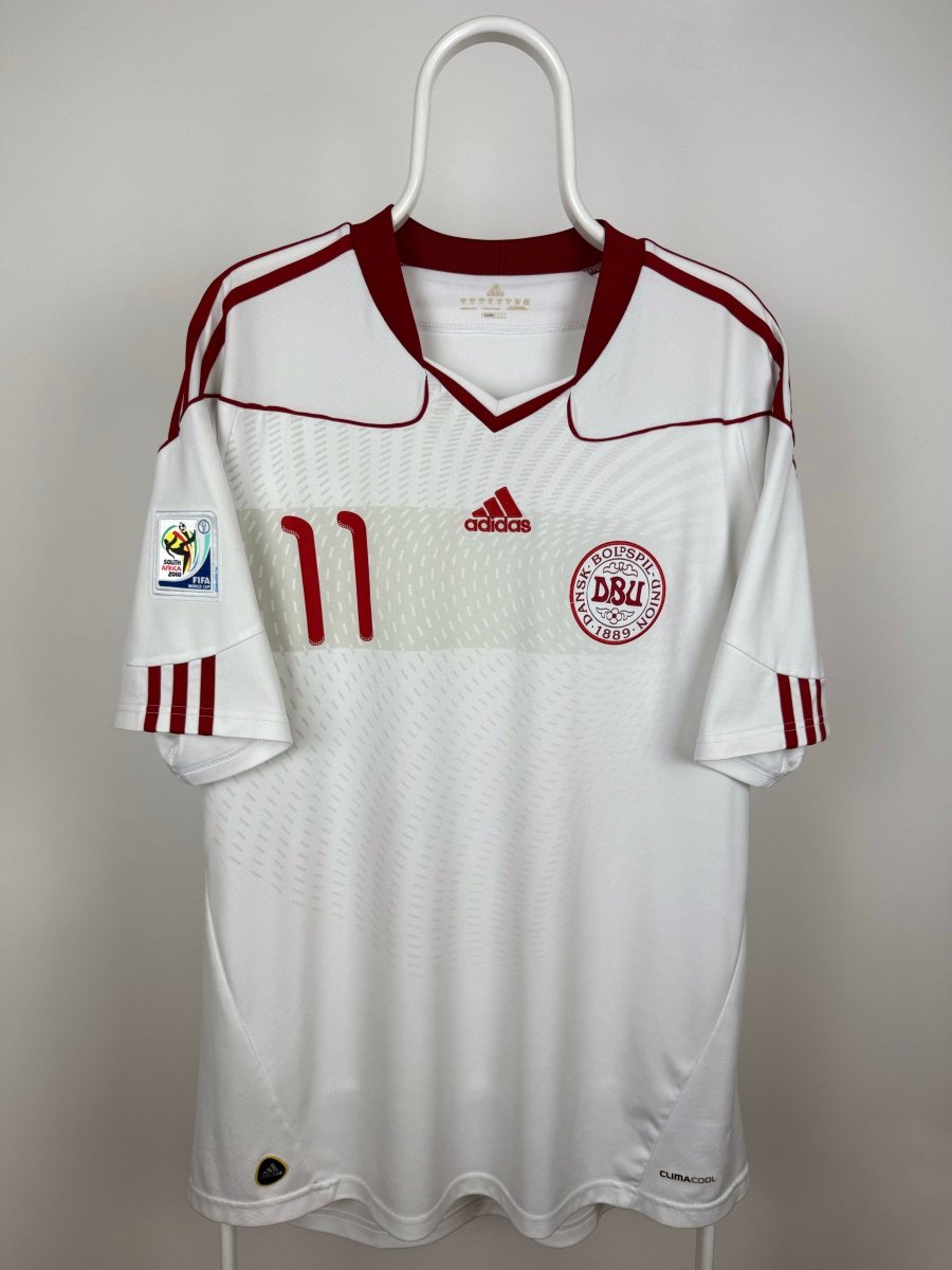 Nicklas Bendtner - Danmark 2010 udebane trøje XL 🇩🇰 Fodboldshoppen_dk 2