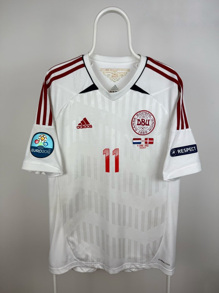 Nicklas Bendtner - Danmark 2012 udebane trøje M 🇩🇰 Fodboldshoppen_dk 2