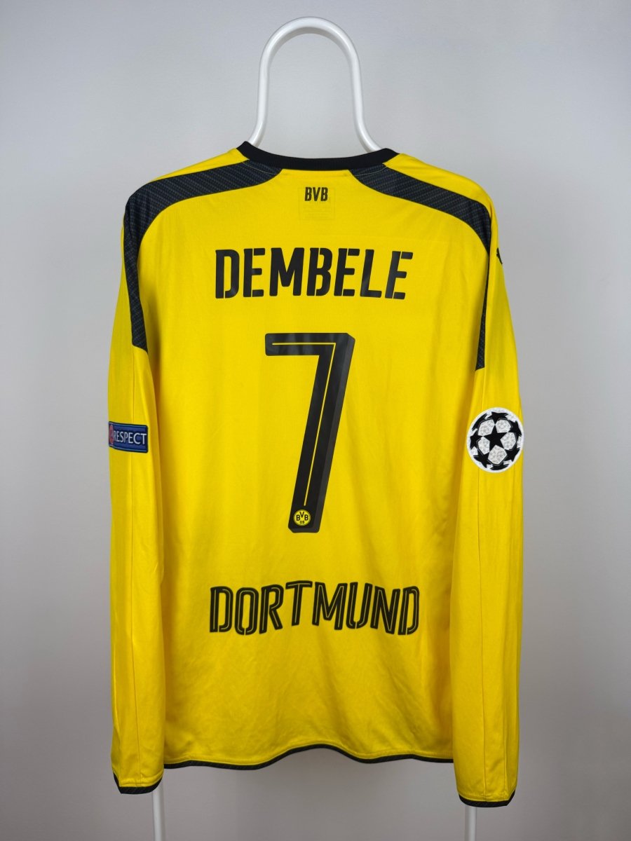 Ousmane Dembele - Dortmund 2016/17 hjemmebane trøje L 🇫🇷 Fodboldshoppen_dk 1