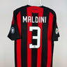 Paolo Maldini - AC Milan 2008/09 hjemmebane trøje L 🇮🇹 Fodboldshoppen_dk 1