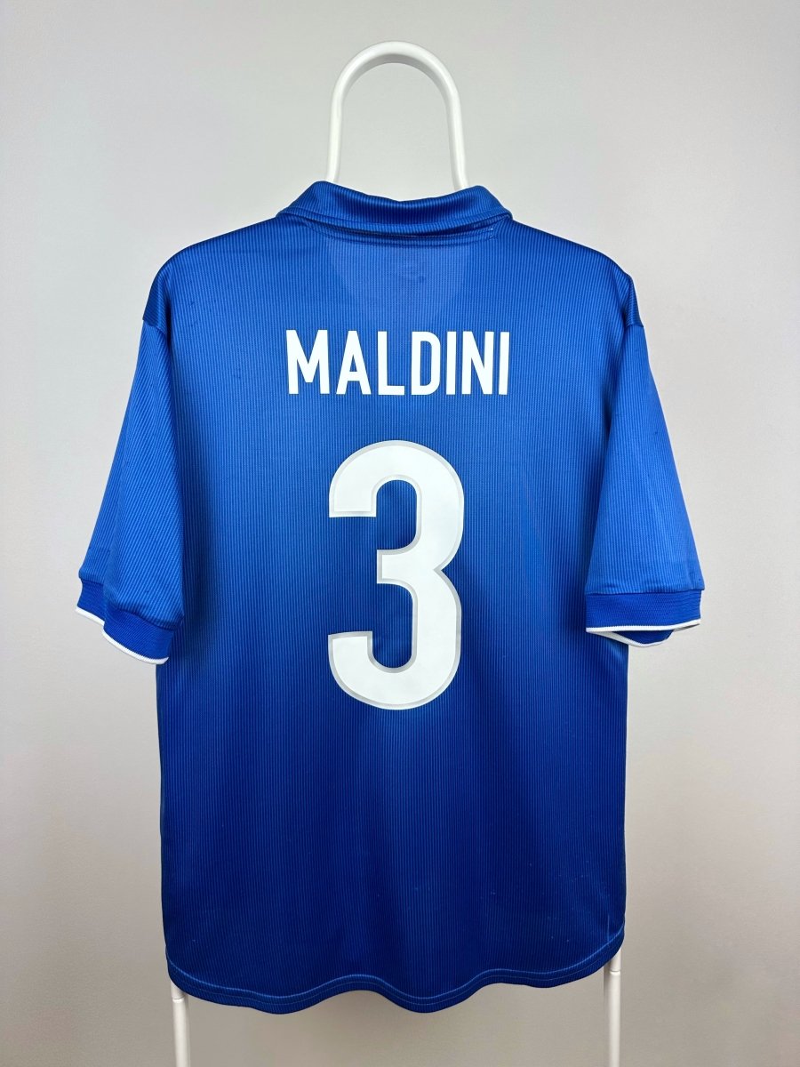 Paolo Maldini - Italien 1998 hjemmebane trøje L 🇮🇹 Fodboldshoppen_dk 1