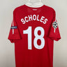 Paul Scholes - Manchester United 2010/11 hjemmebane trøje L 🏴󠁧󠁢󠁥󠁮󠁧󠁿 Fodboldshoppen_dk 1