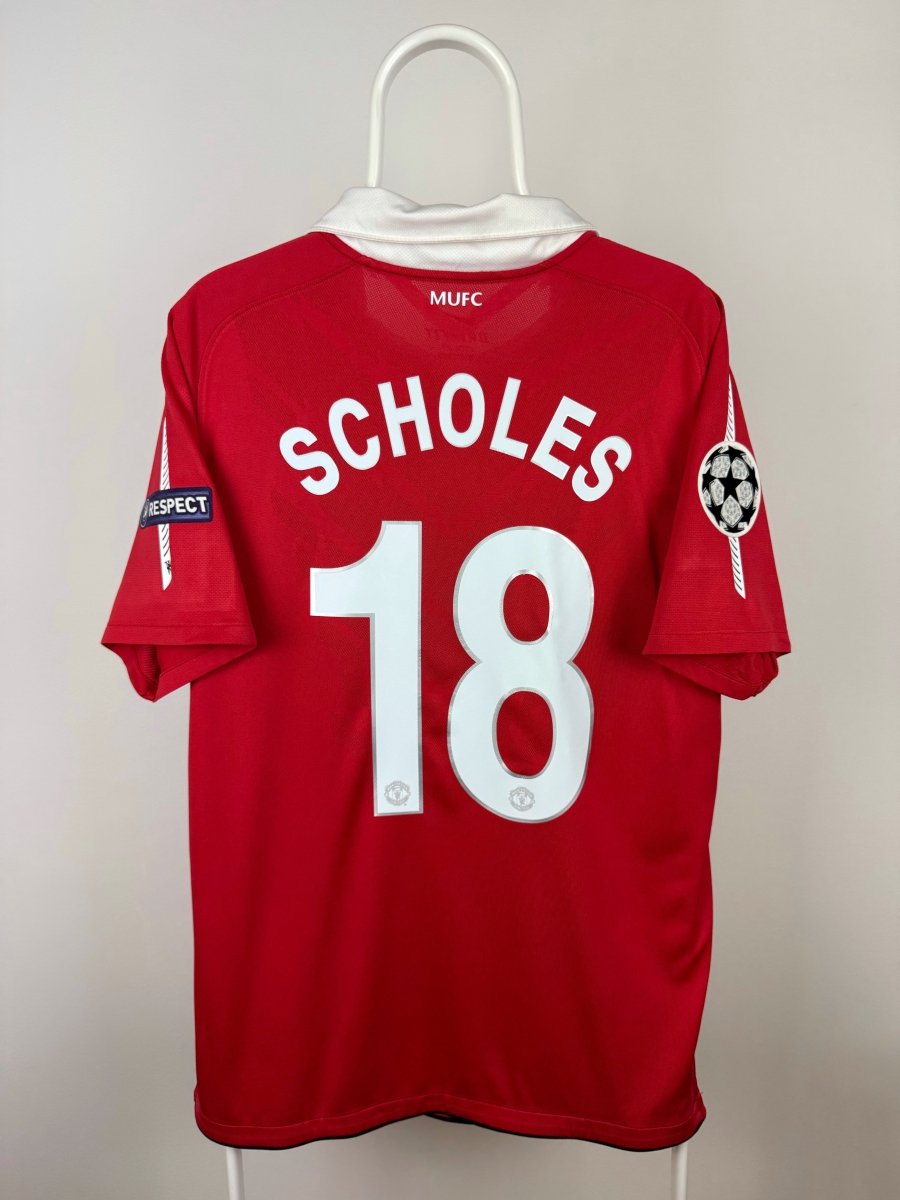 Paul Scholes - Manchester United 2010/11 hjemmebane trøje L 🏴󠁧󠁢󠁥󠁮󠁧󠁿 Fodboldshoppen_dk 1