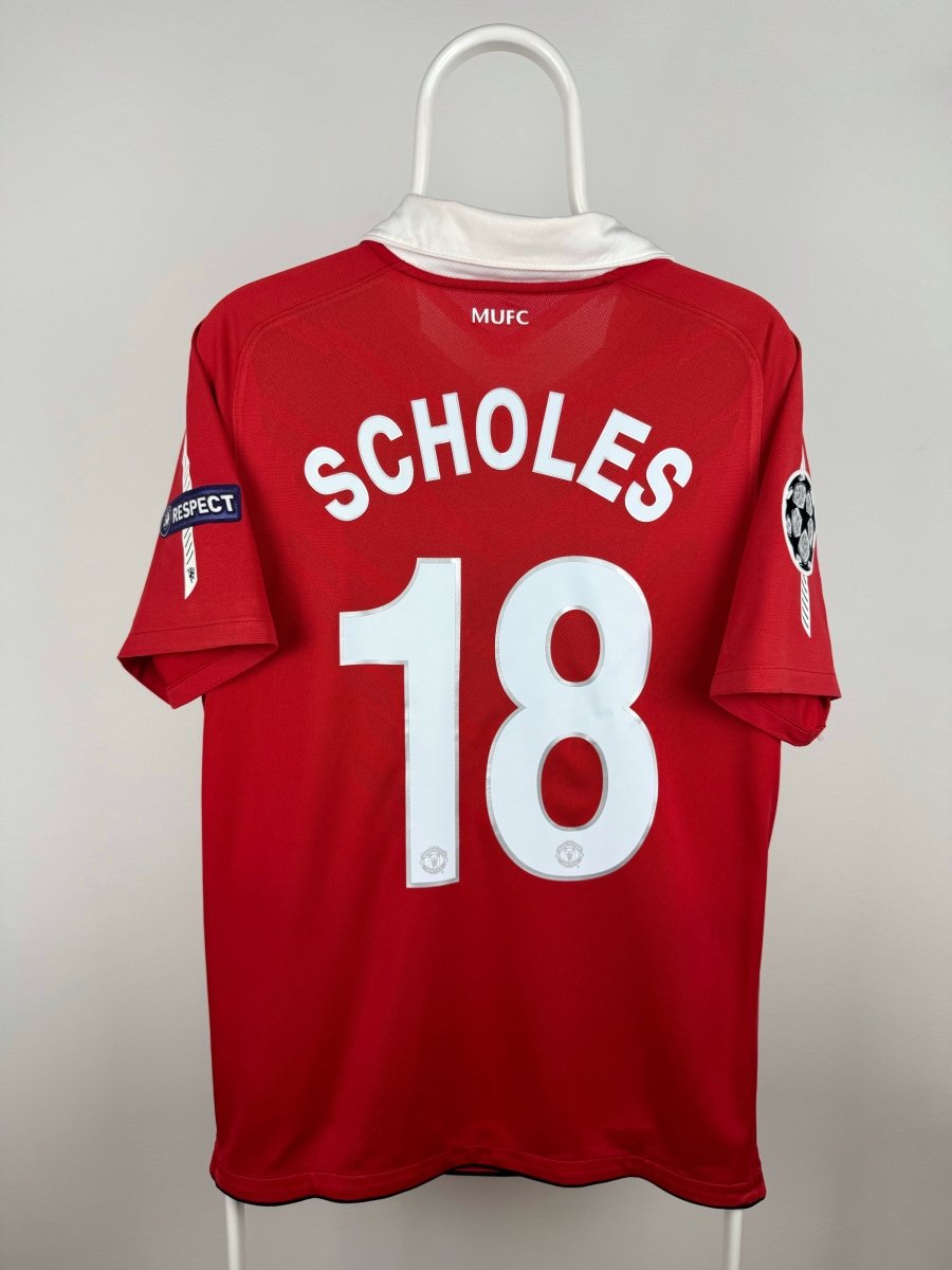 Paul Scholes - Manchester United 2010/11 hjemmebane trøje M 🏴󠁧󠁢󠁥󠁮󠁧󠁿 Fodboldshoppen_dk 1