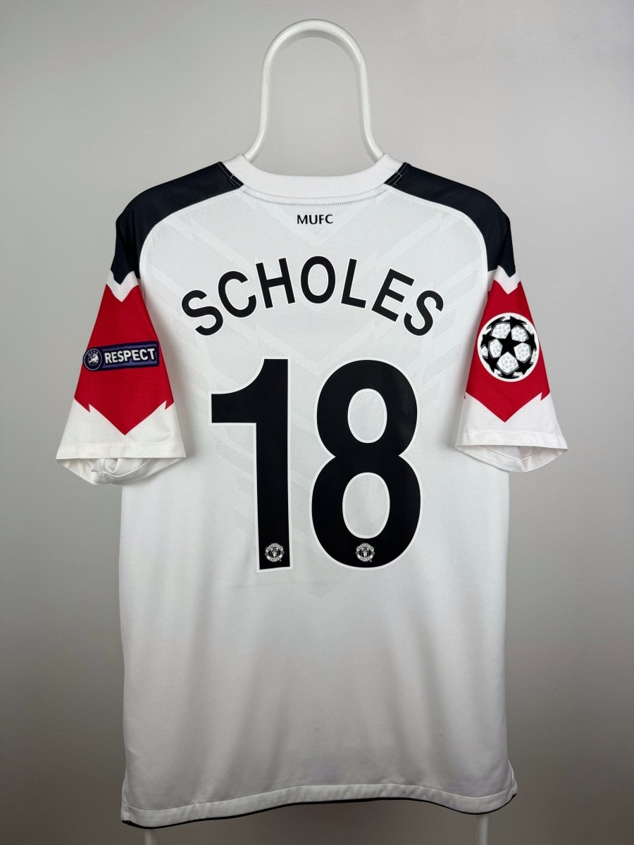 Paul Scholes - Manchester United 2010/11 udebane trøje M 🏴󠁧󠁢󠁥󠁮󠁧󠁿 Fodboldshoppen_dk 1