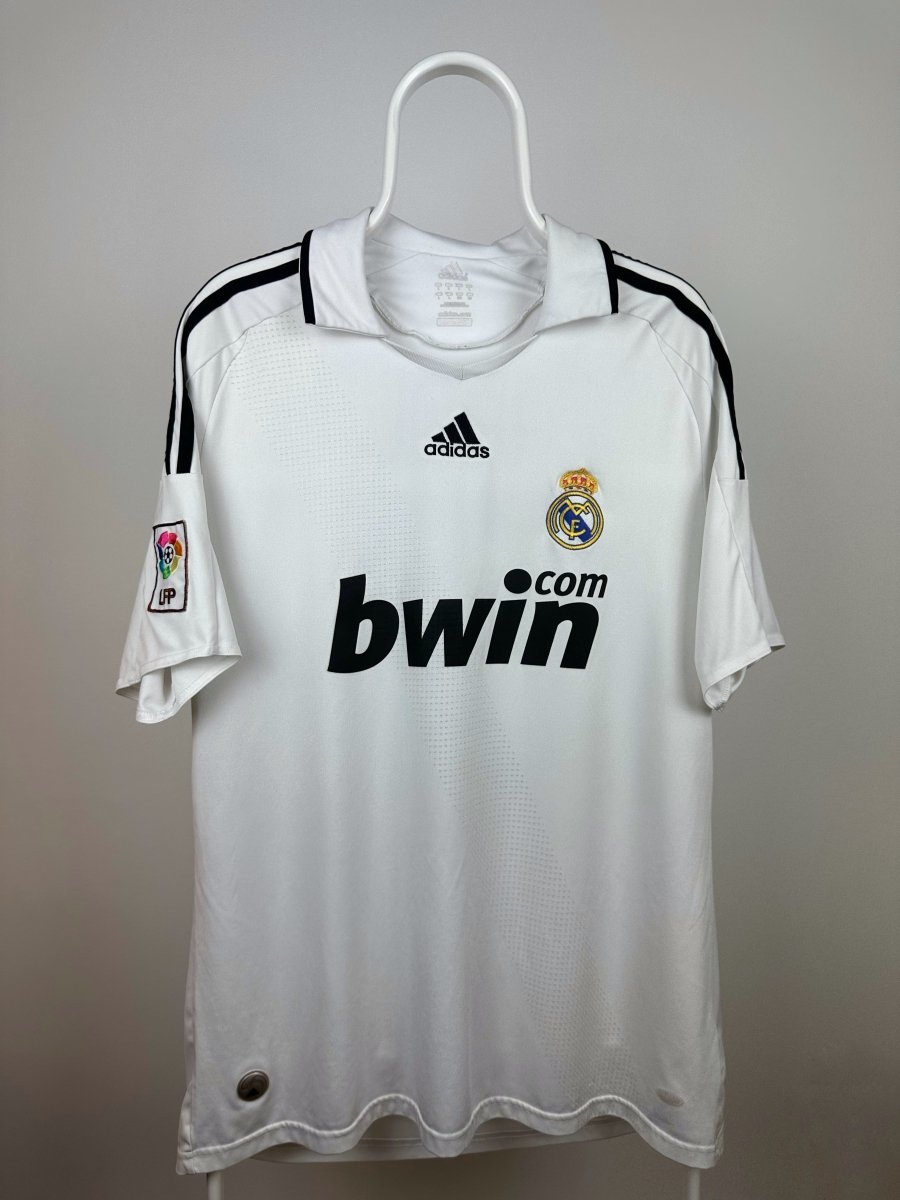 Raul Gonzalez - Real Madrid 2008/09 hjemmebane trøje L 🇪🇸 Fodboldshoppen_dk 2