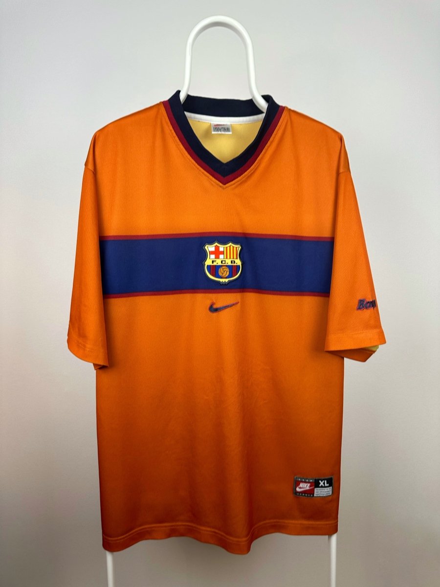 Rivaldo - FC Barcelona 1998/00 udebane trøje XL 🇧🇷 Fodboldshoppen_dk 2