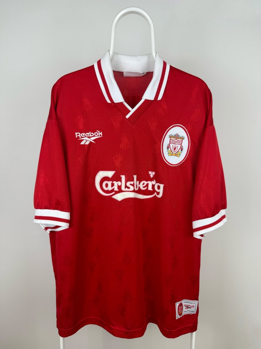 Robbie Fowler - Liverpool 1996/98 hjemmebane trøje XL 🏴󠁧󠁢󠁥󠁮󠁧󠁿 Fodboldshoppen_dk 2