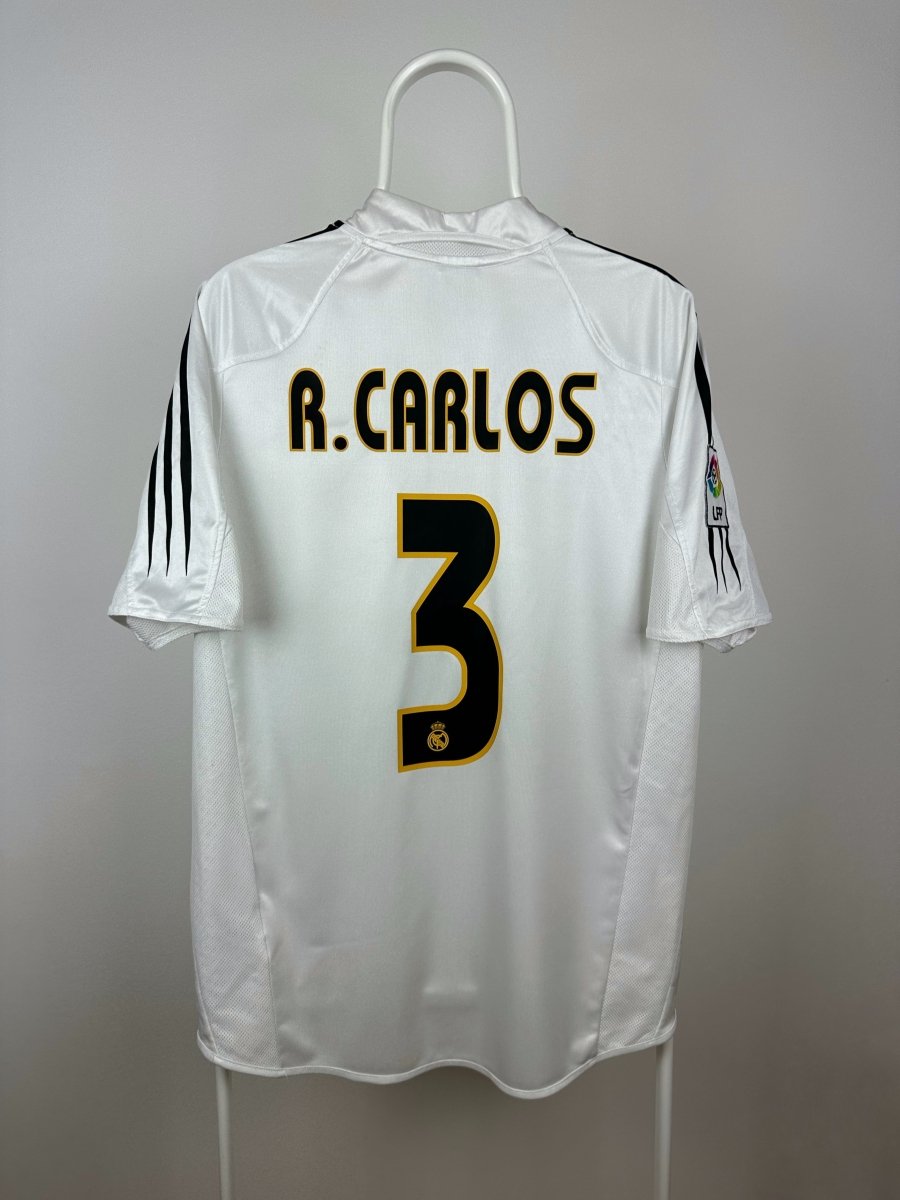 Roberto Carlos - Real Madrid 2004/05 hjemmebane trøje M 🇧🇷 Fodboldshoppen_dk 1