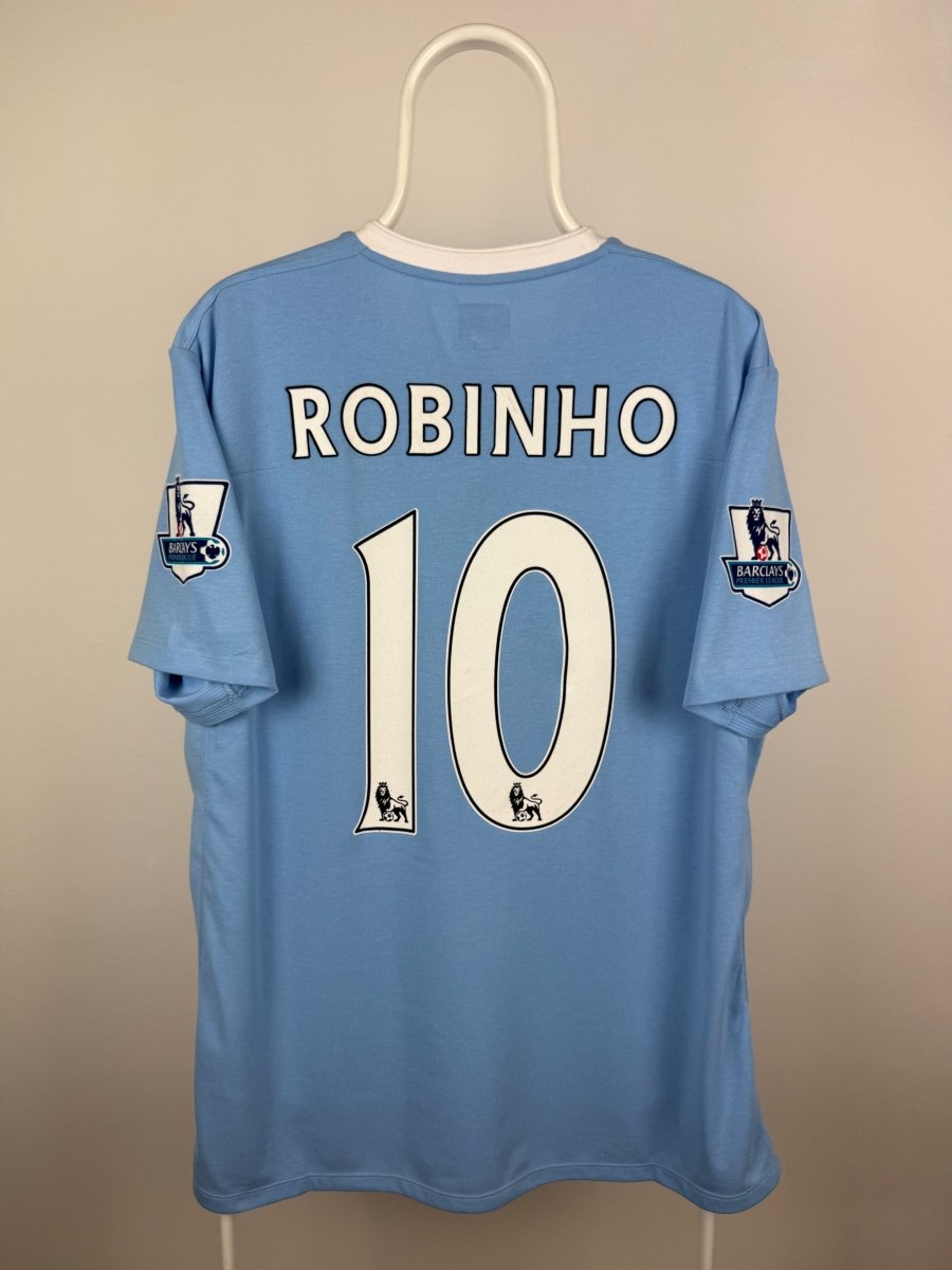 Robinho - Manchester City 2010/11 hjemmebane trøje XL 🇧🇷 Fodboldshoppen_dk 1