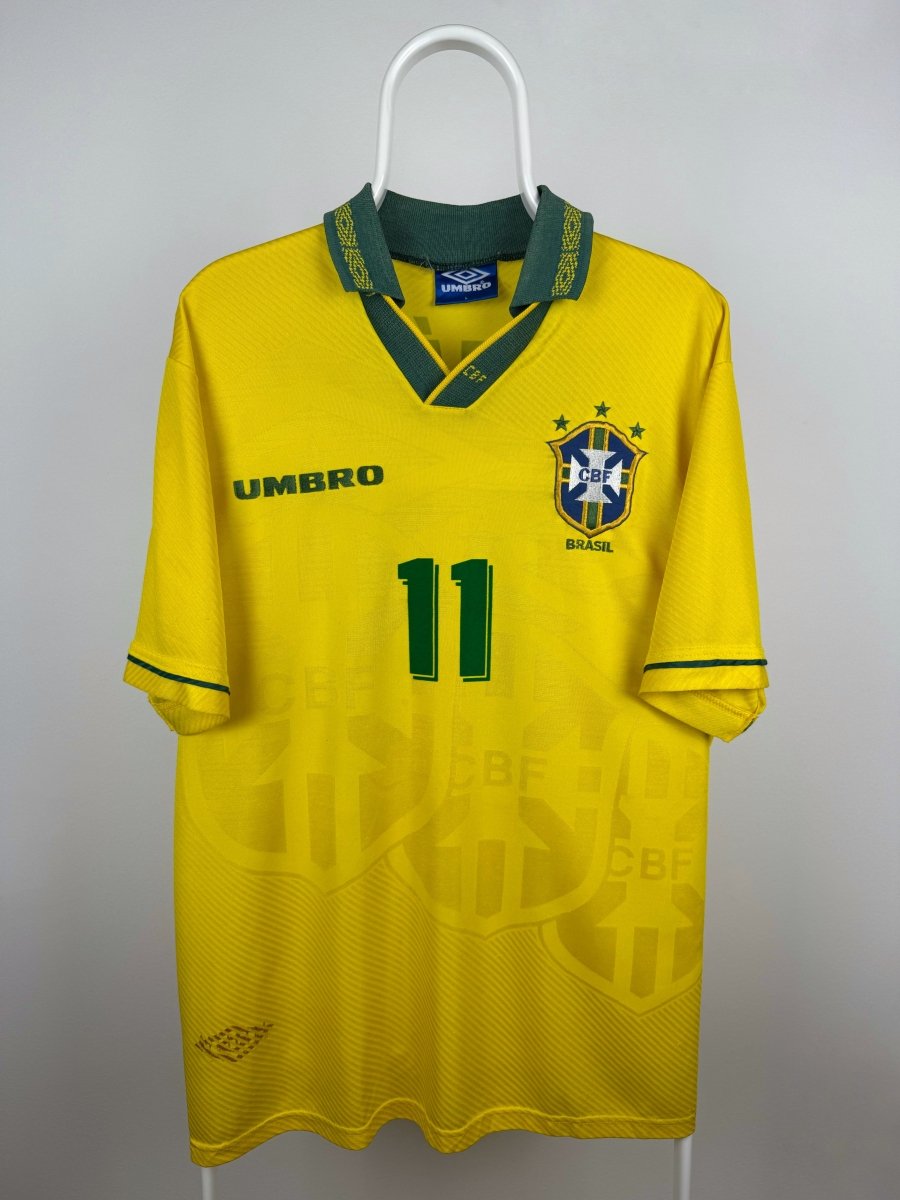 Romario - Brasilien 1994 hjemmebane trøje L 🇧🇷 Fodboldshoppen_dk 2