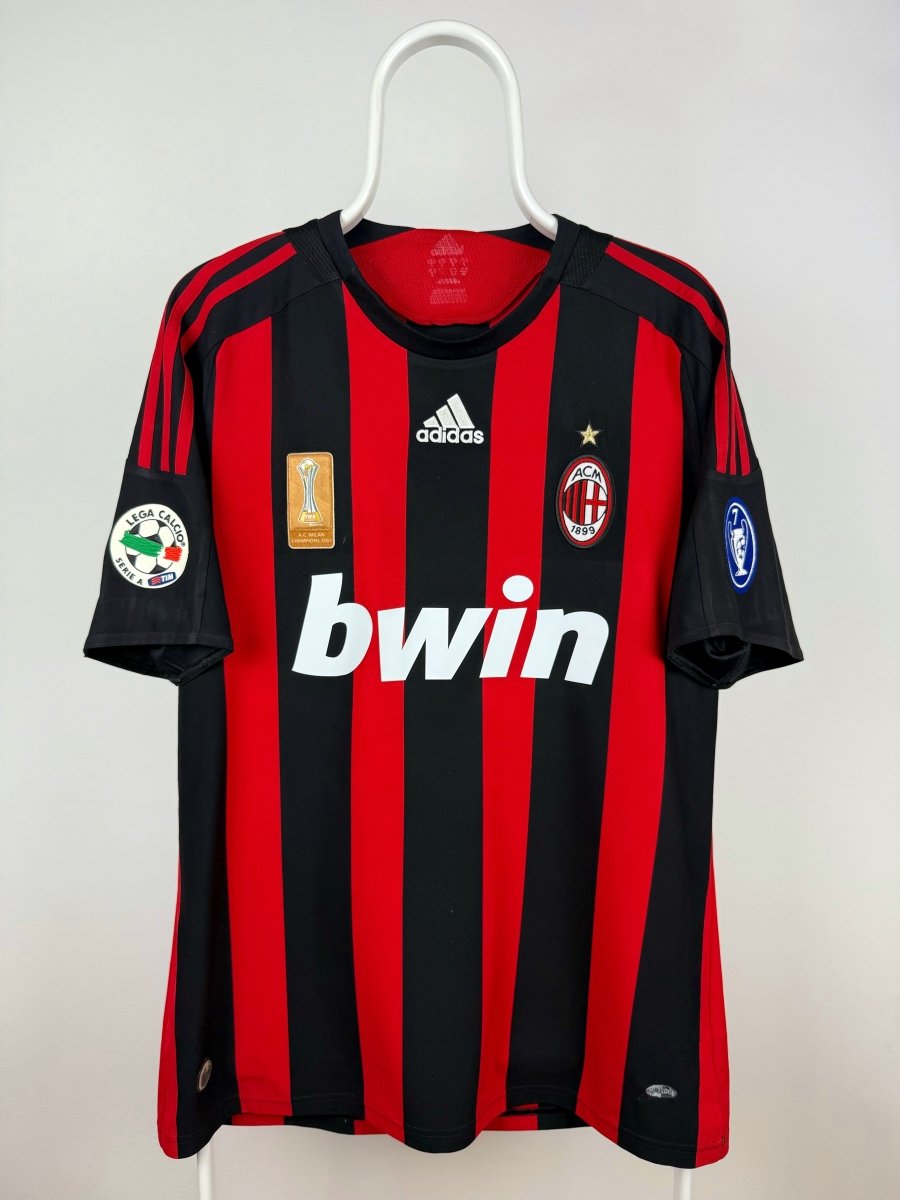 Ronaldinho - AC Milan 2008/09 hjemmebane trøje L 🇧🇷 Fodboldshoppen_dk 2