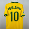 Ronaldinho - Brasilien 2006 hjemmebane trøje L 🇧🇷 Fodboldshoppen_dk 1