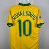 Ronaldinho - Brasilien 2006 hjemmebane trøje M 🇧🇷 Fodboldshoppen_dk 1