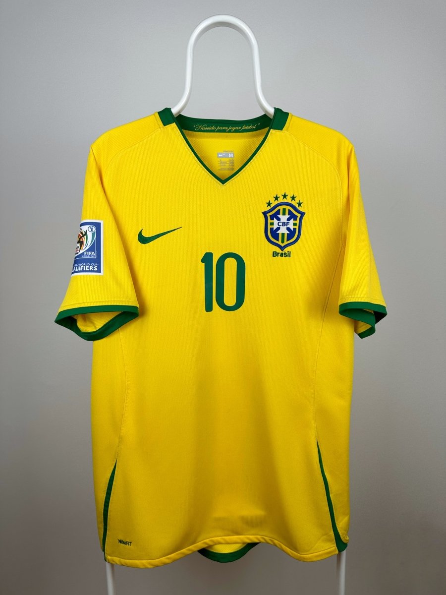 Ronaldinho - Brasilien 2008 hjemmebane trøje M 🇧🇷 Fodboldshoppen_dk 2