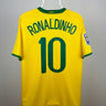 Ronaldinho - Brasilien 2008 hjemmebane trøje M 🇧🇷 Fodboldshoppen_dk 1