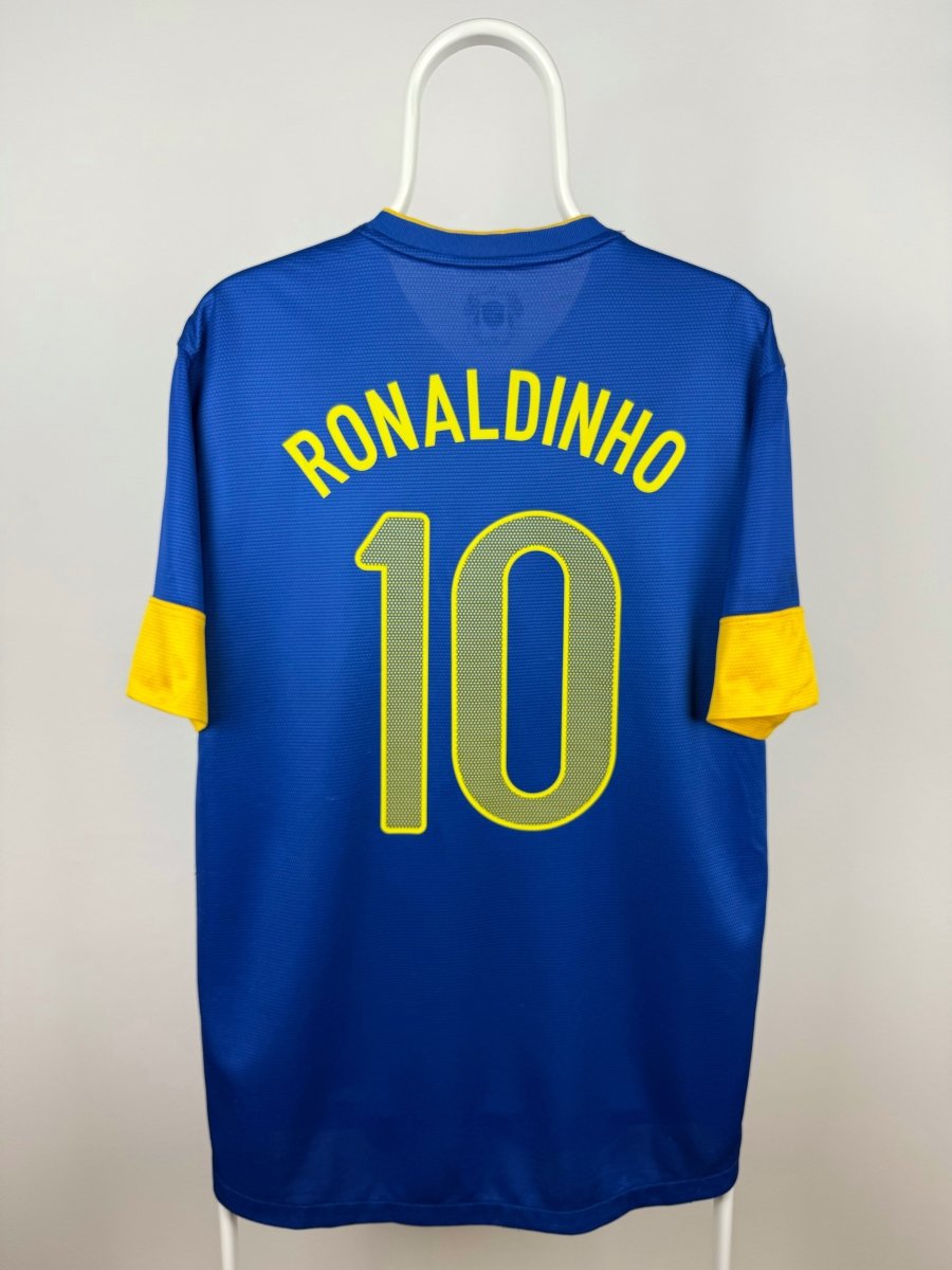Ronaldinho - Brasilien 2012 udebane trøje L 🇧🇷 Fodboldshoppen_dk 1