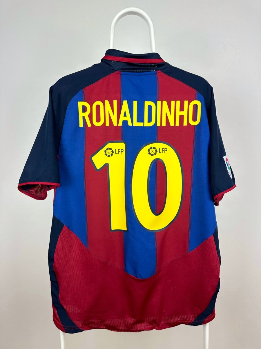 Ronaldinho - FC Barcelona 2003/04 hjemmebane M 🇧🇷 Fodboldshoppen_dk 1