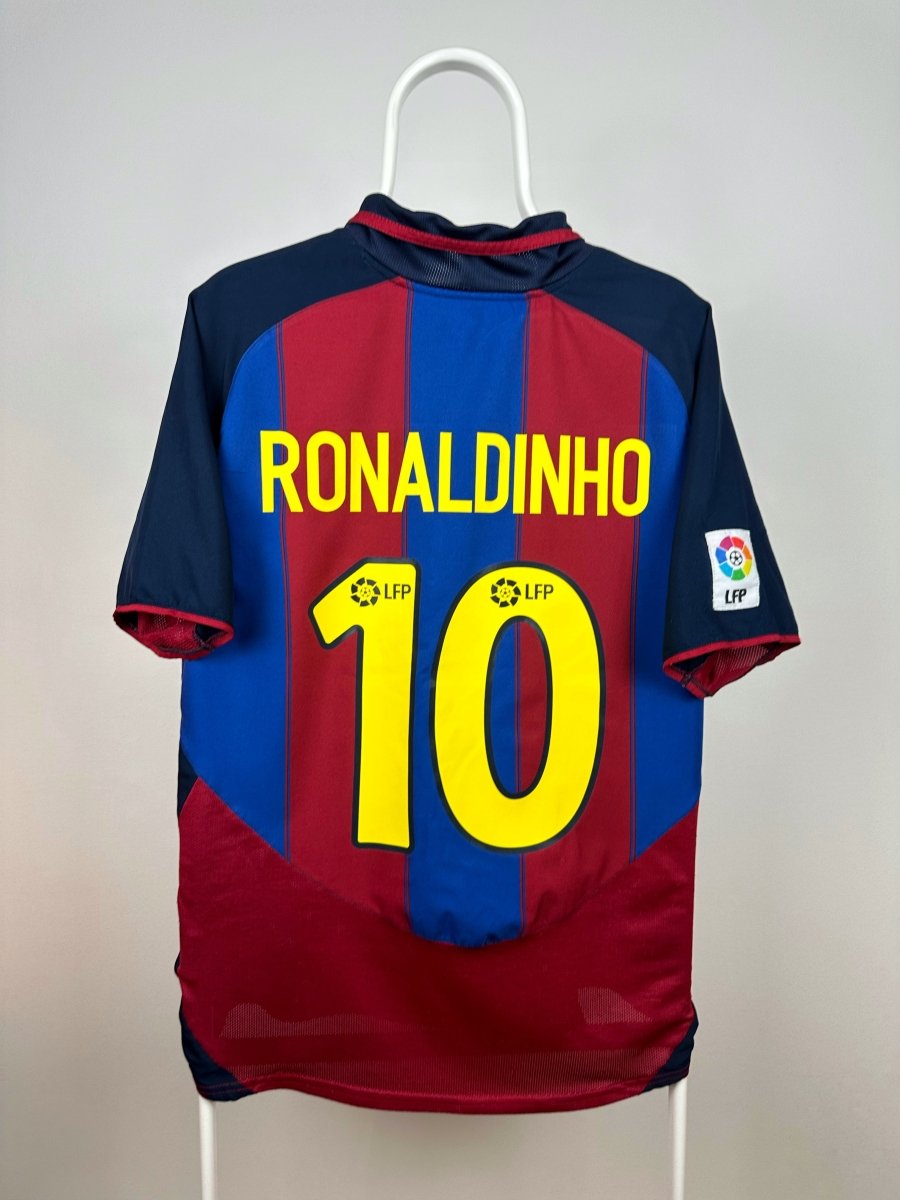 Ronaldinho - FC Barcelona 2003/04 hjemmebane M 🇧🇷 Fodboldshoppen_dk 1