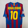 Ronaldinho - FC Barcelona 2005/06 hjemmebane trøje M 🇧🇷 Fodboldshoppen_dk 1