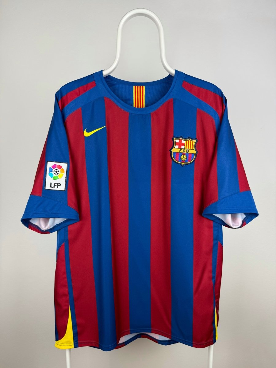 Ronaldinho - FC Barcelona 2005/06 hjemmebane trøje M 🇧🇷 Fodboldshoppen_dk 2