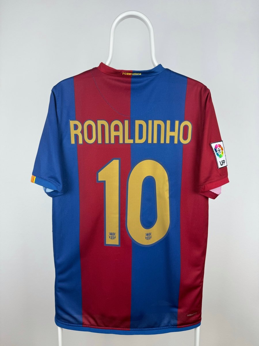 Ronaldinho - FC Barcelona 2006/07 hjemmebane trøje M 🇧🇷 Fodboldshoppen_dk 1