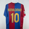Ronaldinho - FC Barcelona 2006/07 hjemmebane trøje M 🇧🇷 Fodboldshoppen_dk 1