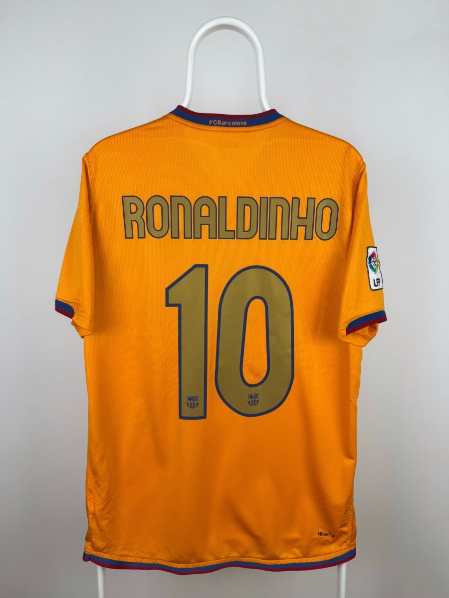 Ronaldinho - FC Barcelona 2006/08 udebane trøje M 🇧🇷 Fodboldshoppen_dk 1