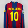 Ronaldinho - FC Barcelona 2007/08 hjemmebane trøje M 🇧🇷 Fodboldshoppen_dk 1