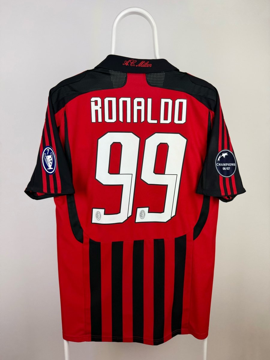 Ronaldo Nazario - AC Milan 2007/08 hjemmebane trøje M 🇧🇷 Fodboldshoppen_dk 1