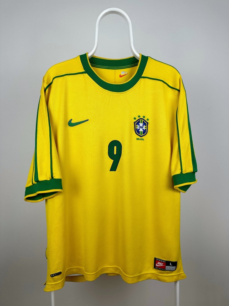 Ronaldo Nazario - Brasilien 1998 hjemmebane trøje L 🇧🇷 Fodboldshoppen_dk 2