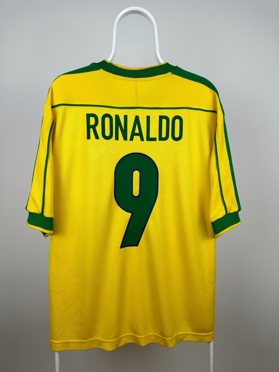 Ronaldo Nazario - Brasilien 1998 hjemmebane trøje L 🇧🇷 Fodboldshoppen_dk 1