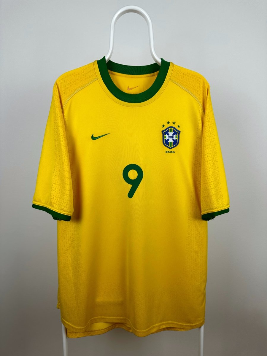 Ronaldo Nazario - Brasilien 2000 hjemmebane trøje XL 🇧🇷 Fodboldshoppen_dk 2