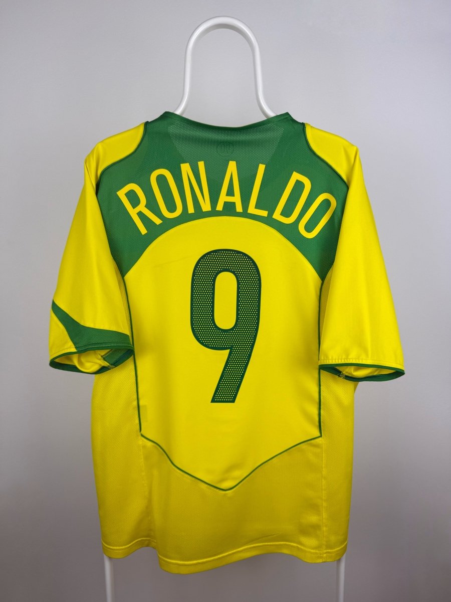 Ronaldo Nazario - Brasilien 2004 hjemmebane trøje L 🇧🇷 Fodboldshoppen_dk 1